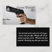 Carte de visite de marchand de FFL (Devant / Derrière)