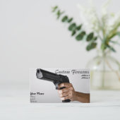 Carte de visite de marchand de FFL (Debout devant)