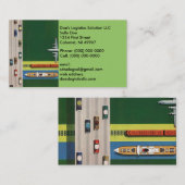 Carte de visite de marchandises de mouvement de (Devant / Derrière)