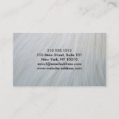 Carte de visite de marche de chien drôle (Dos)