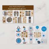 carte de visite de marché de pain azyme (Devant / Derrière)