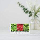 Carte de visite de marché de produit (Debout devant)