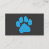 Carte de visite de marcheur de chien (Dos)