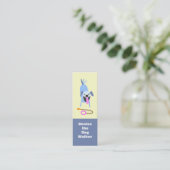 Carte de visite de marcheur de chien (Debout devant)