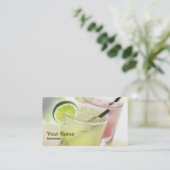 Carte de visite de margarita de barman (Debout devant)