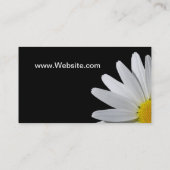 Carte de visite de marguerite blanche (Dos)