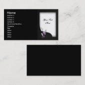 Carte de visite de mariage (Devant / Derrière)