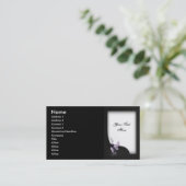 Carte de visite de mariage (Debout devant)