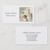 Carte de visite de mariage (Devant / Derrière)