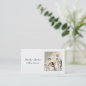 Carte de visite de mariage (Debout devant)