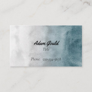 Carte de visite de marine moderne Ombre Gradient