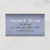Carte de visite de Marion et de bleu de Marion (Dos)
