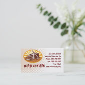 carte de visite de marteau de forgeron (Debout devant)