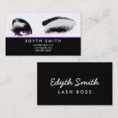 Carte de visite de mascara ou de cils (Devant / Derrière)