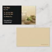 Carte de visite de massage (Devant / Derrière)