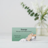 Carte de visite de massage (Debout devant)