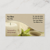 Carte de visite de massage (Devant)