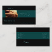 Carte de visite de massage (Devant / Derrière)