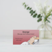 Carte de visite de massage (Debout devant)