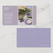 Carte de visite de massage (Devant / Derrière)