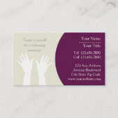 Carte de visite de massage (Devant)