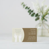 Carte de visite de massage (Debout devant)