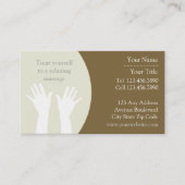 Carte de visite de massage (Devant)