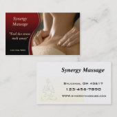 Carte de visite de massage (Devant / Derrière)