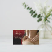 Carte de visite de massage (Debout devant)