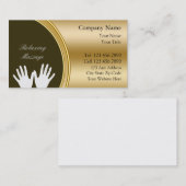 Carte de visite de massage (Devant / Derrière)