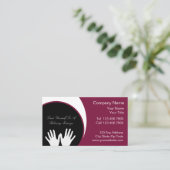 Carte de visite de massage (Debout devant)