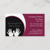 Carte de visite de massage (Devant)