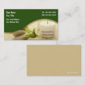 Carte de visite de massage (Devant / Derrière)