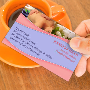 Carte de visite de massage de spa