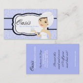 Carte de visite de massage de thérapie de spa de (Devant / Derrière)