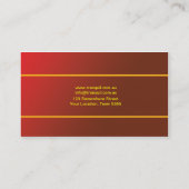 Carte de visite de massage/relaxation (Dos)