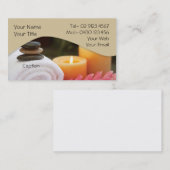 Carte de visite de massage/relaxation (Devant / Derrière)