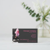 Carte de visite de massage/relaxation (Debout devant)
