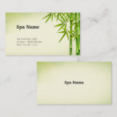 Carte de visite de massage spa (Devant / Derrière)