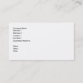 Carte de visite de masseuse (Dos)