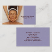 Carte de visite de massothérapeute (Devant / Derrière)