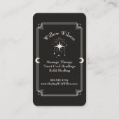 Carte de visite de massothérapeute de la carte Tar (Dos)