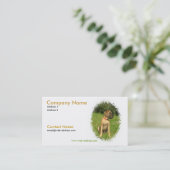 Carte de visite de mastiff (Debout devant)