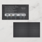 Carte de visite de matériel d'ordinateur (Devant / Derrière)