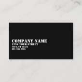 Carte de visite de mécanicien de carré de moteur (Dos)