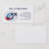 carte de visite de mécanicien d'entretien (Devant / Derrière)