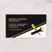 Carte de visite de mécanicien d'outils de travail (Devant)