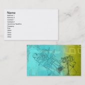 Carte de visite de mécanique (Devant / Derrière)