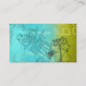 Carte de visite de mécanique (Dos)