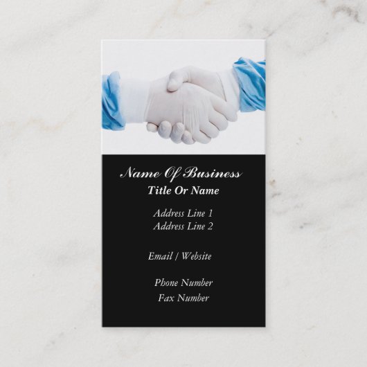 Carte de visite de médecin (Devant)